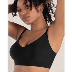 Brand New Shapermint Essentials Women's Size L Black Smoothing Comfort Bra
